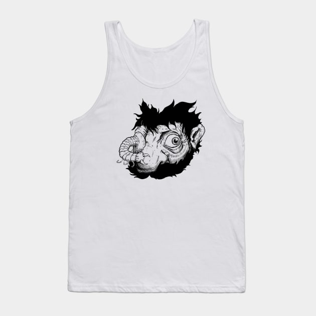 What's wrong with your face B&W Tank Top by papermoonboy